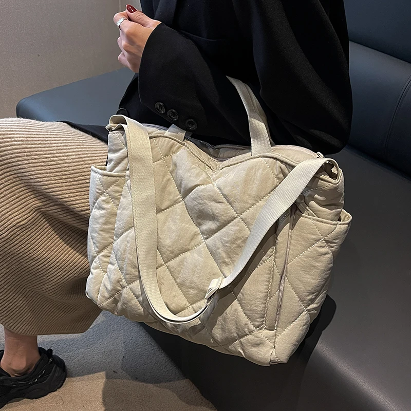 New Quilted Puffer Tote