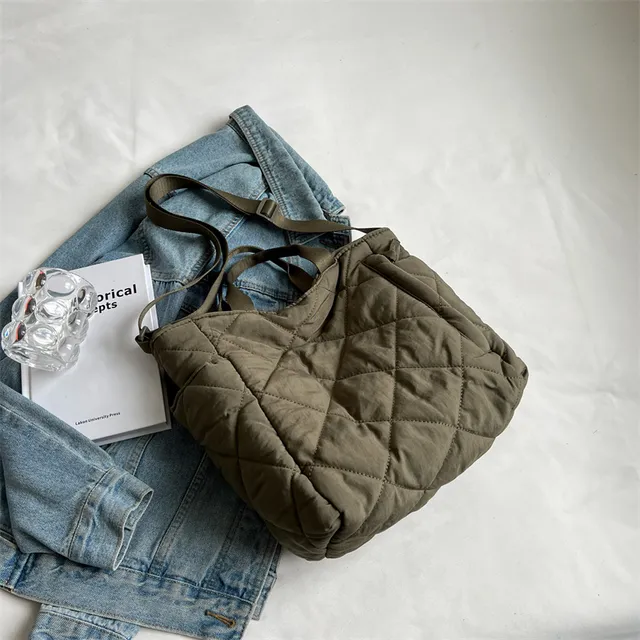 New Quilted Puffer Tote